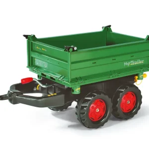 Tovární Cena Přívěs Rolly Toys 122202 dvounápravový, tmavě zelený