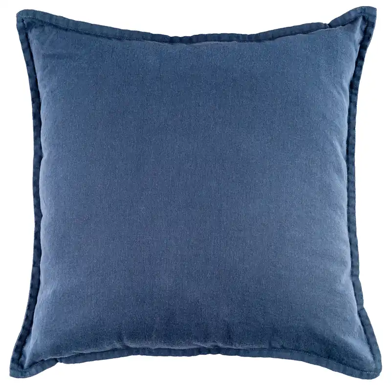 Čtvercový polštář STONEWASH granátový Bezpečná Platba