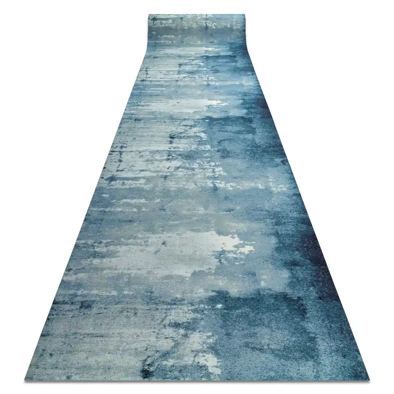 Novinka Protiskluzový běhoun DIGITAL - CONCRETE Beton, modrý
