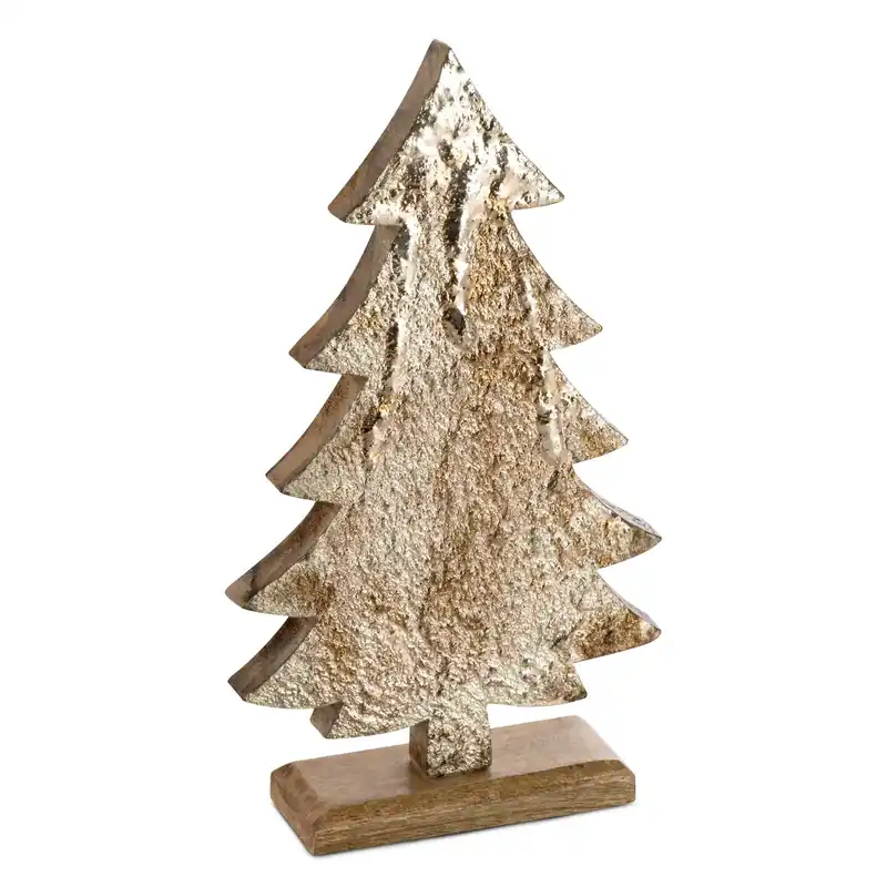 Vánoční dekorace FIG 7 hnědá / zlatá Výhodná Nabídka