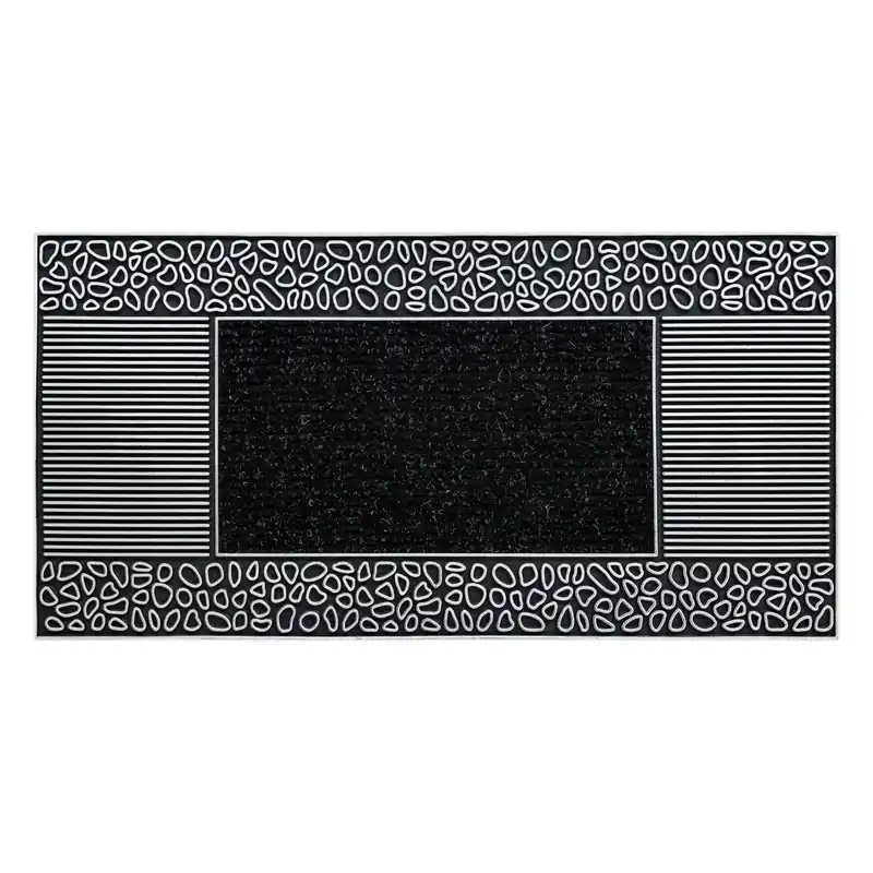 Bezpečná Platba Rohožka BH 806 kameny / černá, stříbrná