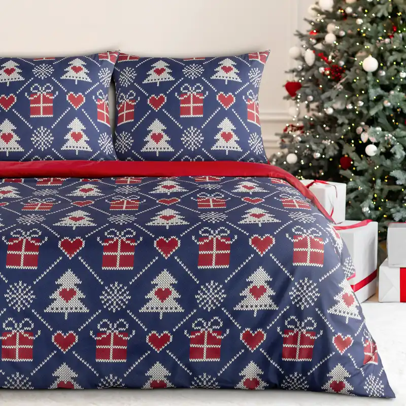 Ložní souprava MERRY granátová / červená Koupit Online