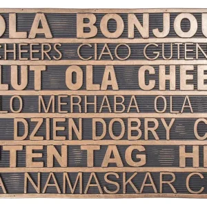 Časově Omezené Rohožka PIN-MAT M49 černá / zlatá
