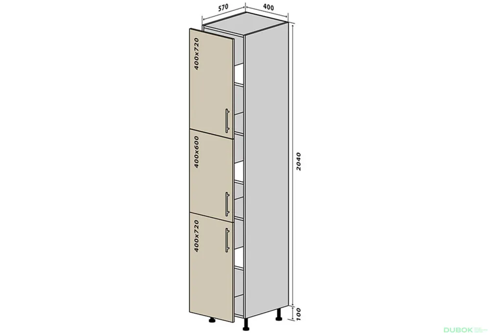 N40 Skříň 40x214 Flet Lux Kup Teď