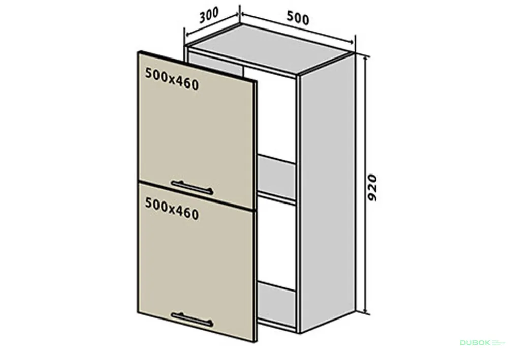 Odeslání Ihned V59 Skříňka 2D 50 Flet Lux