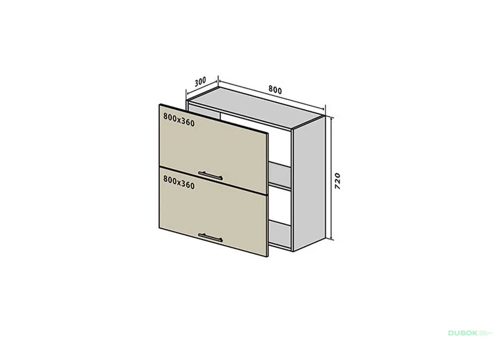 V21 Skříňka 2D 80 Interno Glaňec Luxe Objednat Nyní