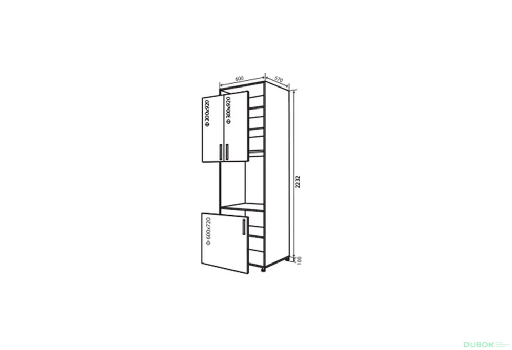 N20 Skříň (horní f30x92-2ks, dolní f60x72-1ks) MoDa Mat Lux / MoDa Matt Luxe Koupit Online