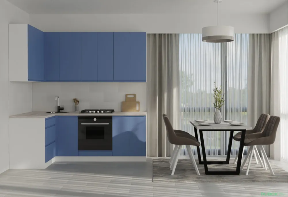 Sada 2.2x1.2 bílá / modrá mat Interno Luxe Nakupujte Hned