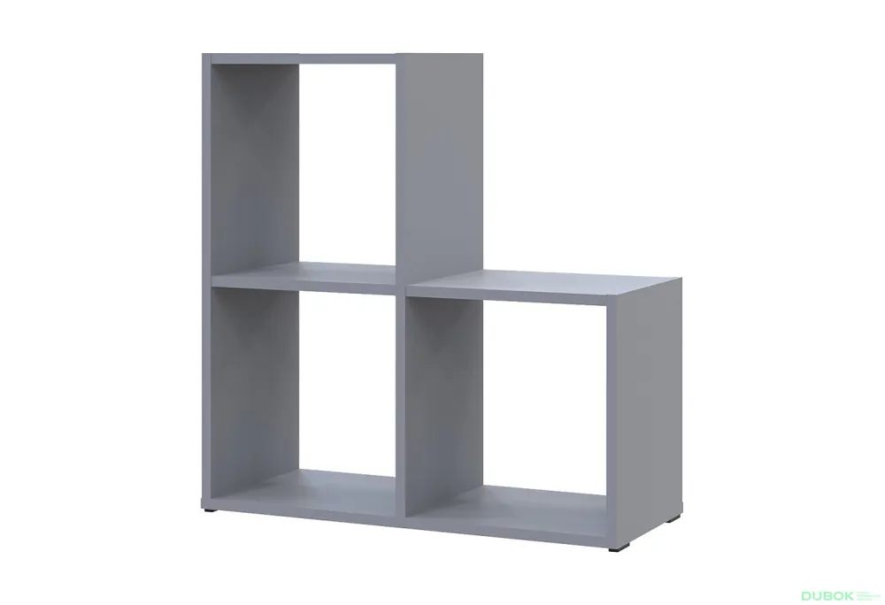 Kup Teď Regál otevřený Step 2х2 69х28.8х71.4 šedý