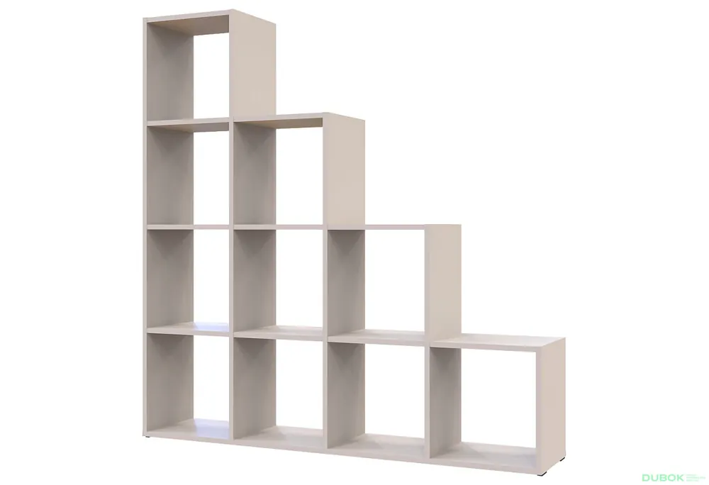 Regál otevřený Step 4х4 136.2х28.8х140.7 kašmír Akce