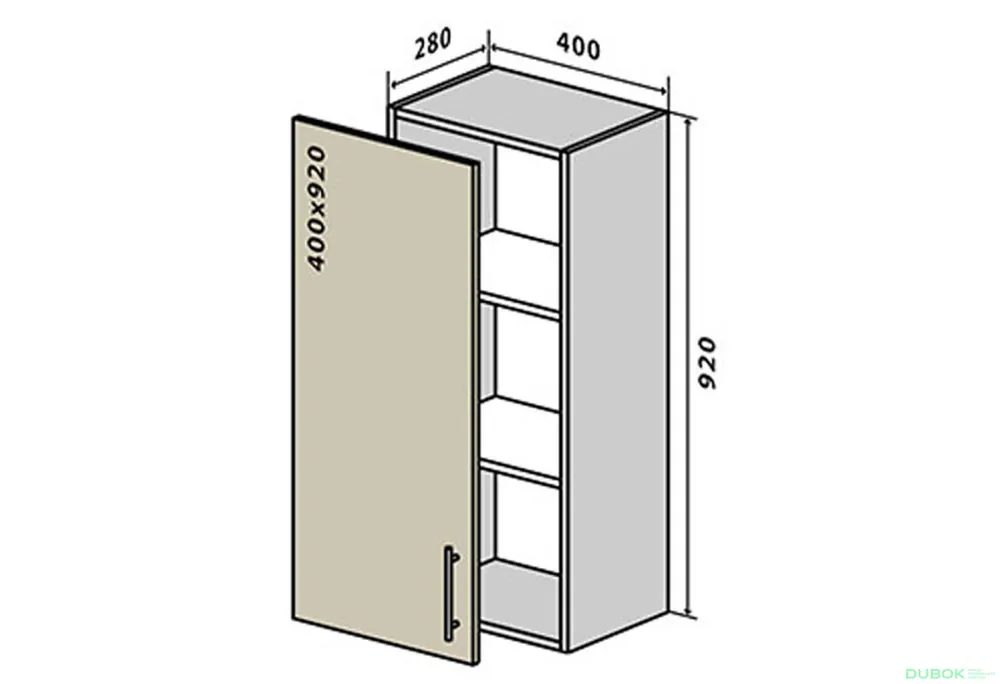 Omezená Nabídka V43 Skříňka 1D 40 Lori / Lori