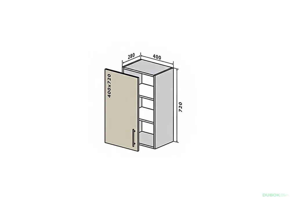 Originální V3 Skříňka 1D 40 Interno