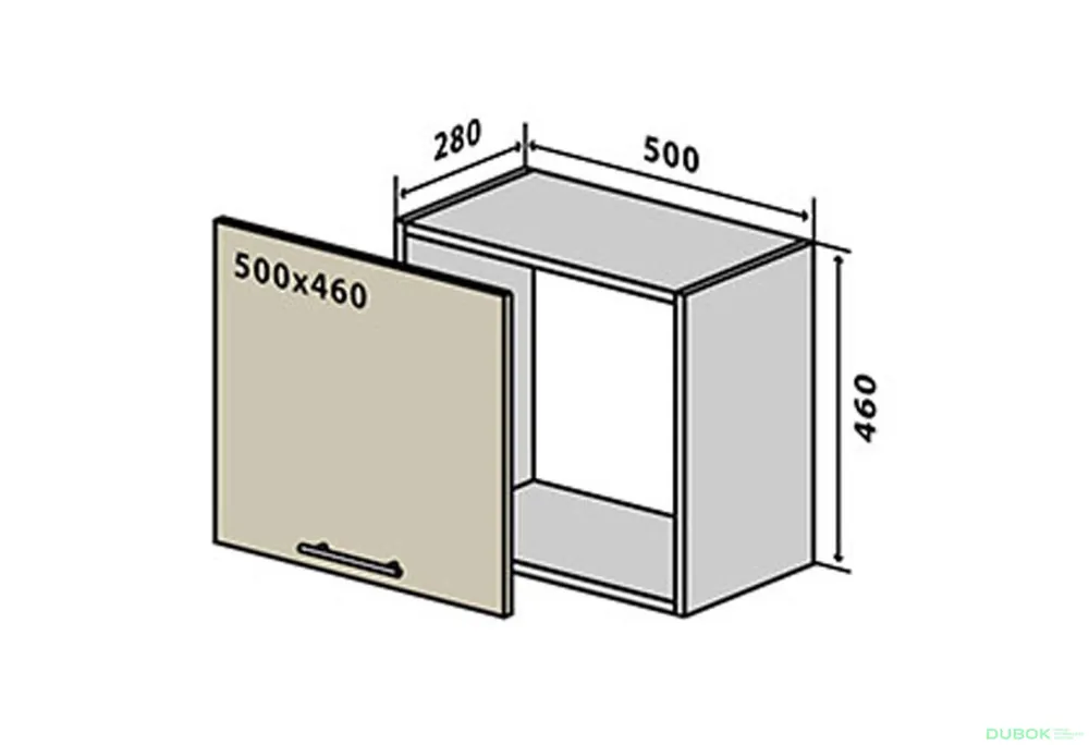 Objednat Nyní V29 Skříňka 1D 50 Interno Gloss