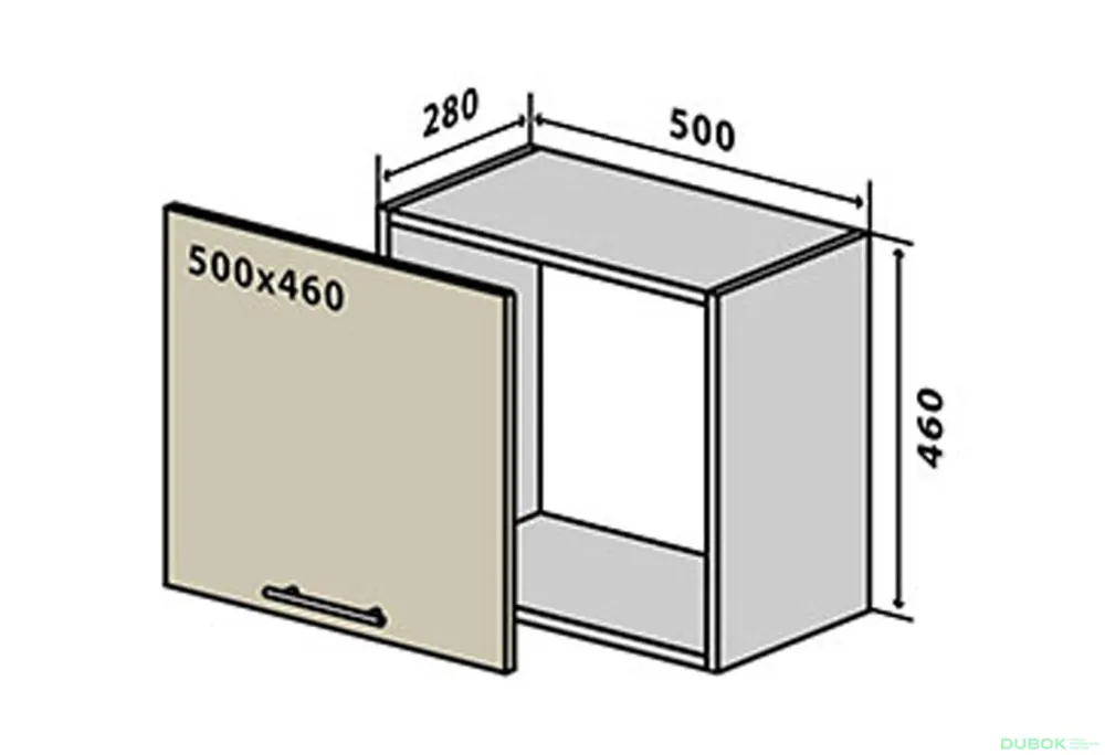 Finální Výprodej V29 Skříňka 1D 50 Prajm / Prime