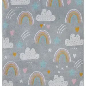 Dětský koberec Adventures 105955 Grey Multicolor Horká Nabídka