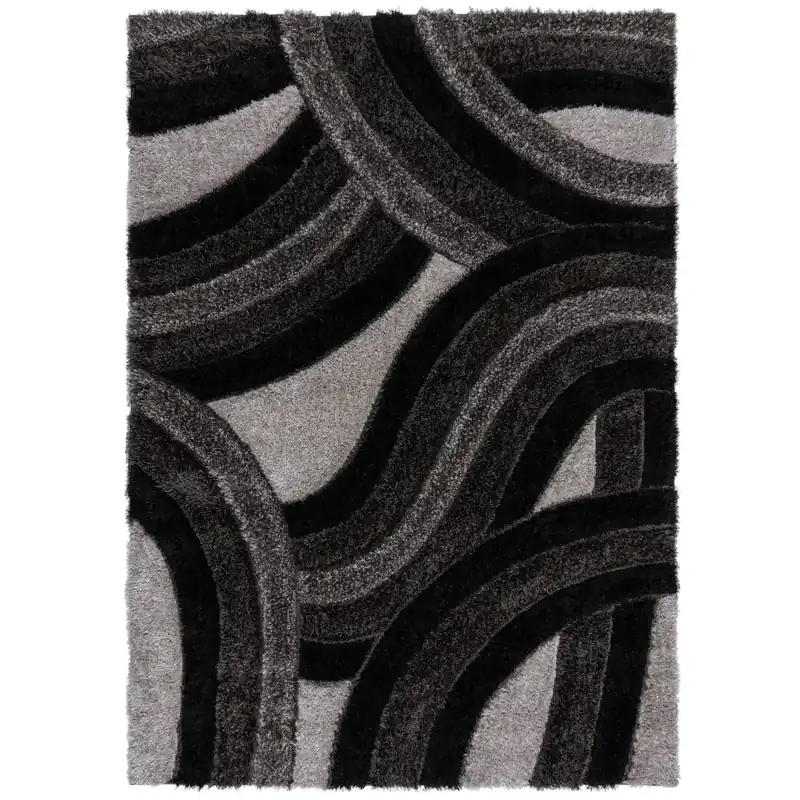 Přímo Od Výrobce Kusový koberec Indulgence Velvet Carved Grey/Black