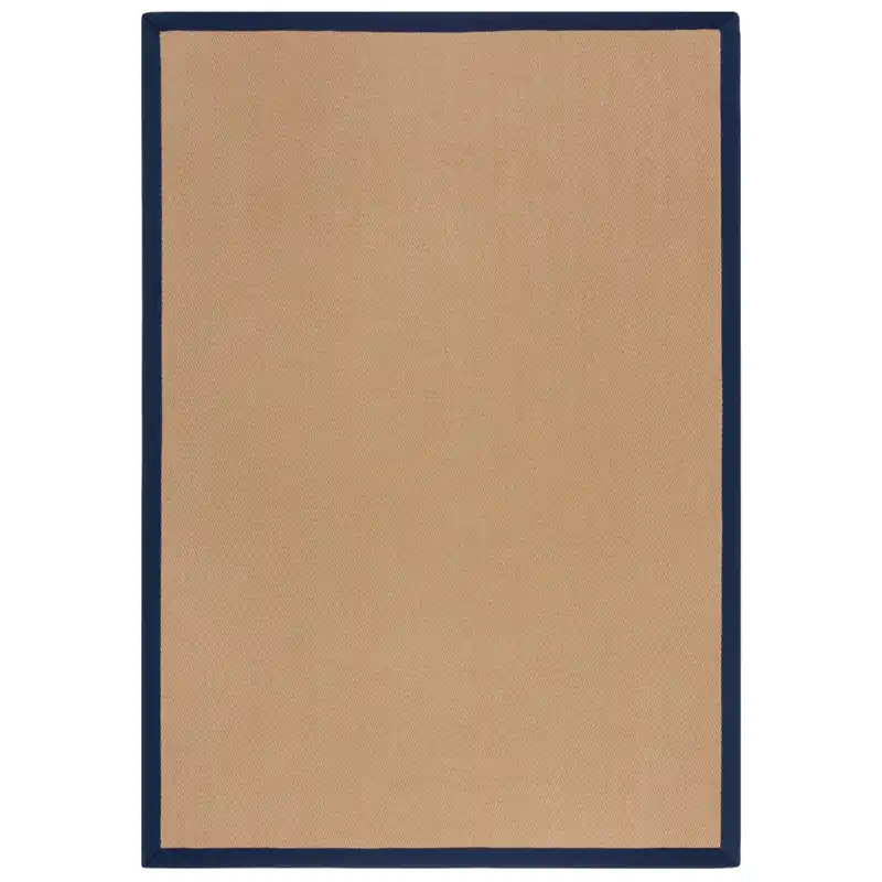 Rychlé Dodání Kusový koberec Herringbone Border Kira Navy