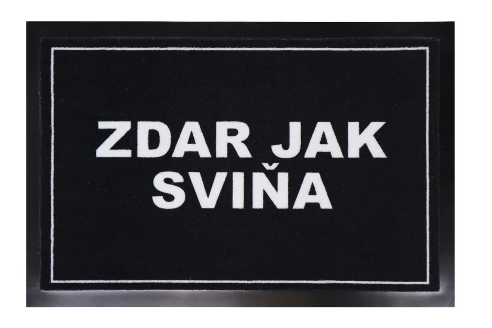 Rohožka Zdar jak sviňa 40x60 cm - na ven i na doma Tovární Cena