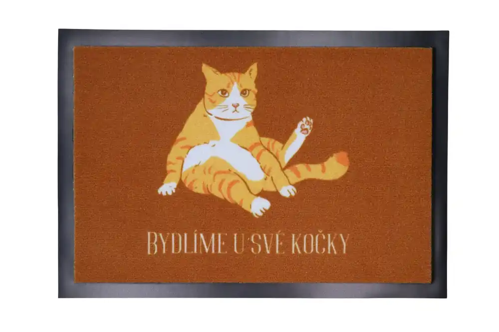 Akce Rohožka Bydlíme u své kočky 40x60 cm