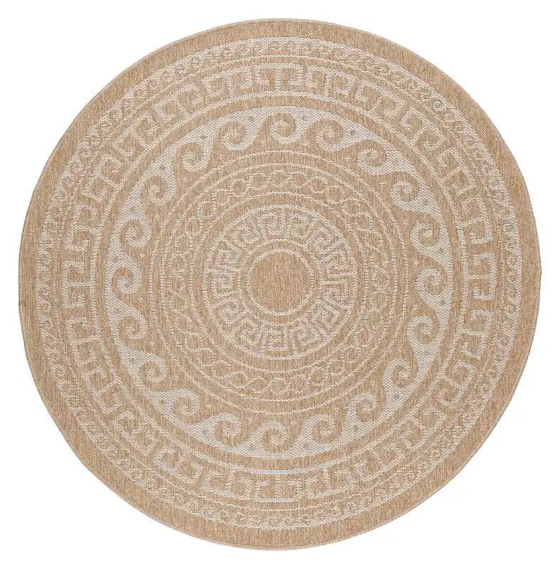 Kusový koberec Comilla 887 Beige kruh Cenová Bomba