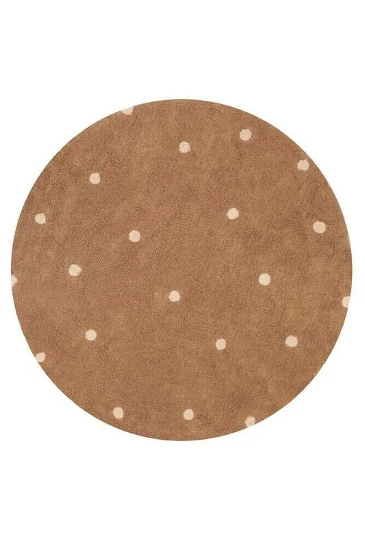 Kusový koberec Dot Chestnut kruh Super Cena