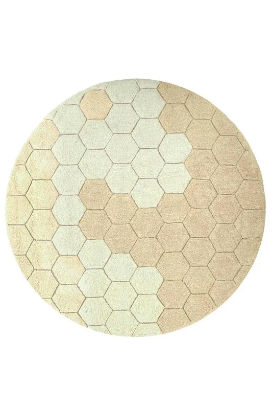 Poslední Šance Dětský kusový koberec Honeycomb Golden kruh