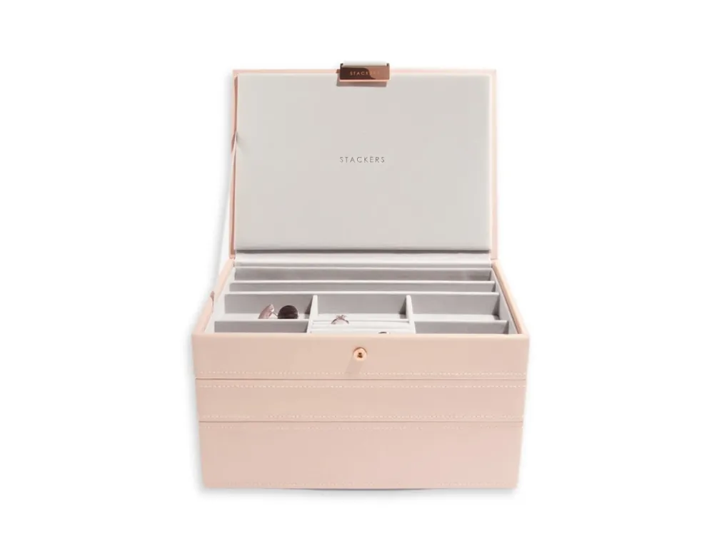 Časově Omezené Šperkovnice 3 v 1 Stackers Blush Classic Set růžová