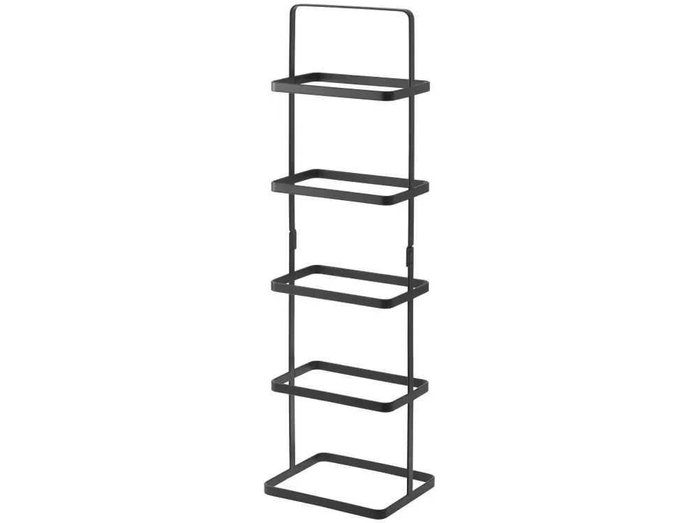 Hit Sezóny Přenosný stojan na boty Yamazaki Tower 2479 Shoe Rack vysoký / černý