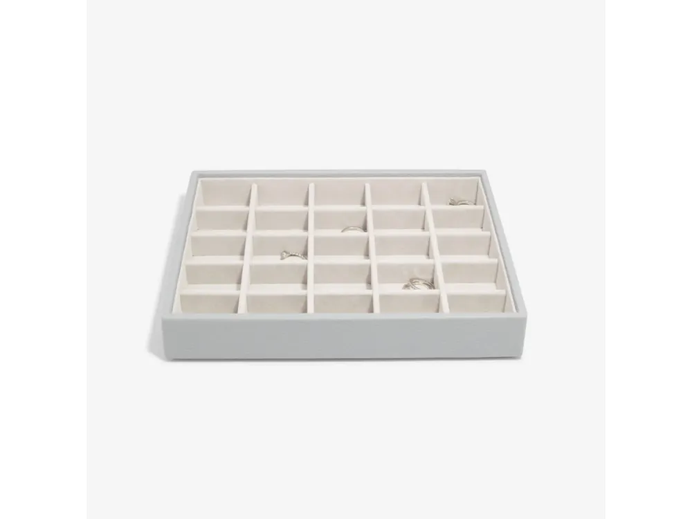 Box na šperky Stackers Pebble Grey Classic 25 šedá Rychlé Dodání