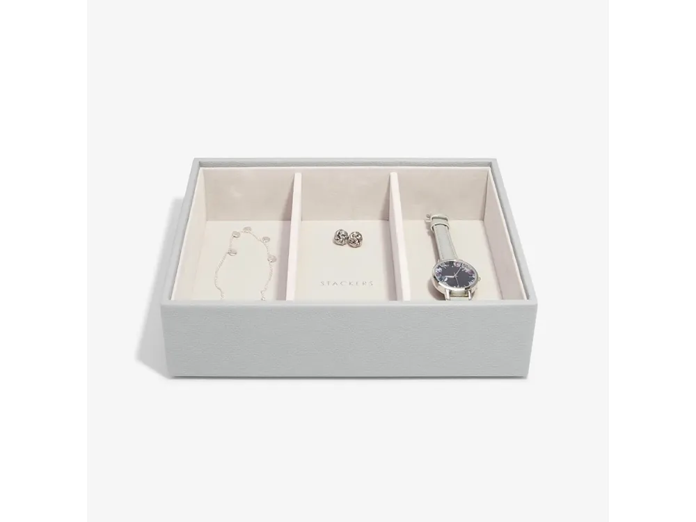 Box na šperky Stackers Pebble Grey Deep Watch/Accessories šedá Expresní Doručení