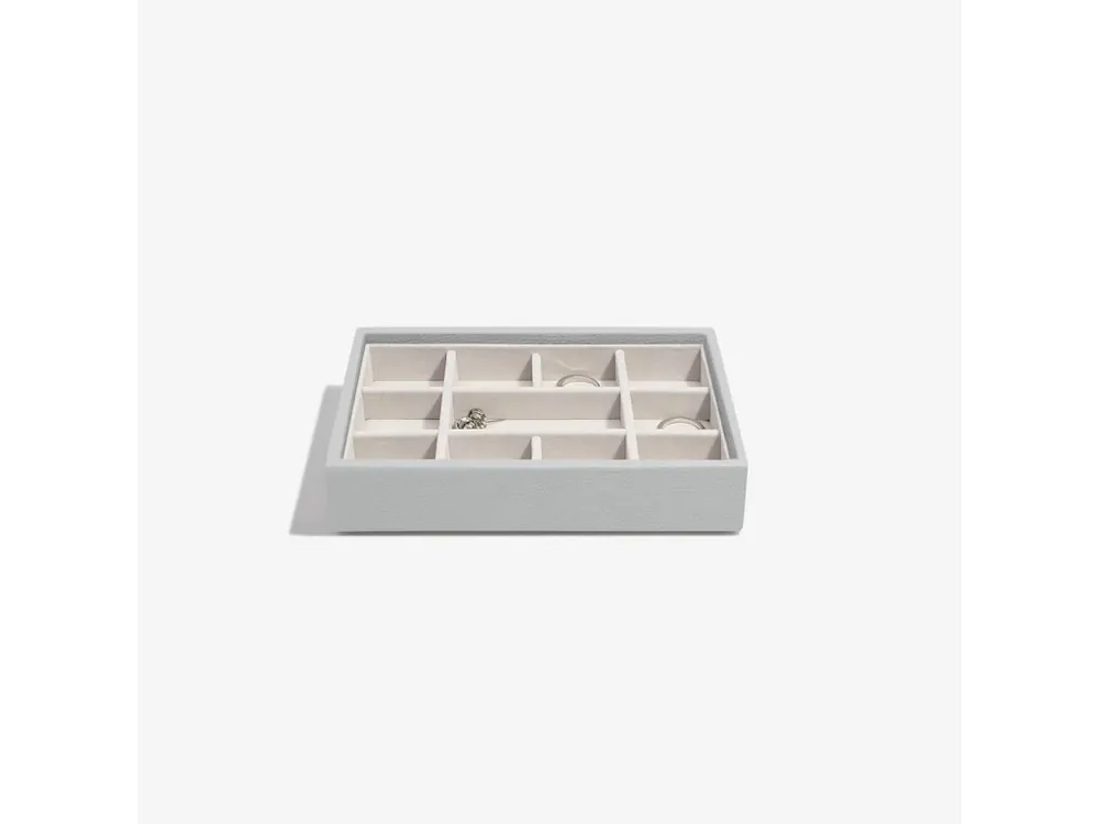 Box na šperky Stackers Pebble Grey Mini 11 šedá Cenově Výhodný
