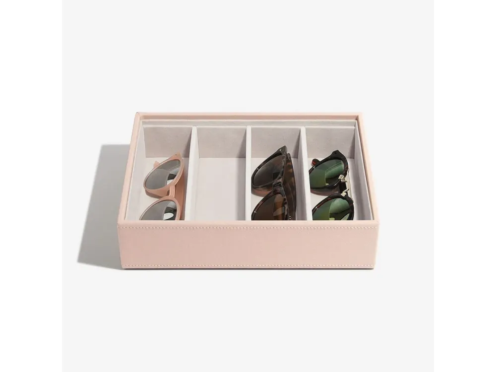Výhodná Nabídka Box na sluneční brýle Stackers Blush Classic Glasses & Accessory Layer růžová