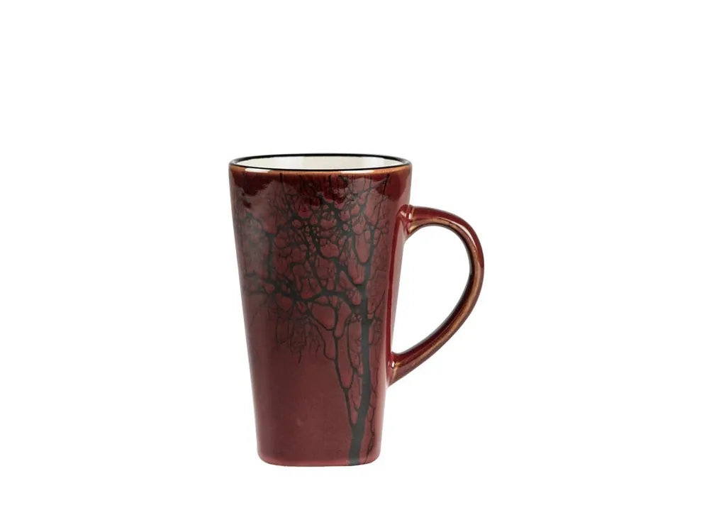 Kameninový hrnek se stromem Villa Collection Amber, 500 ml červená Odeslání Ihned