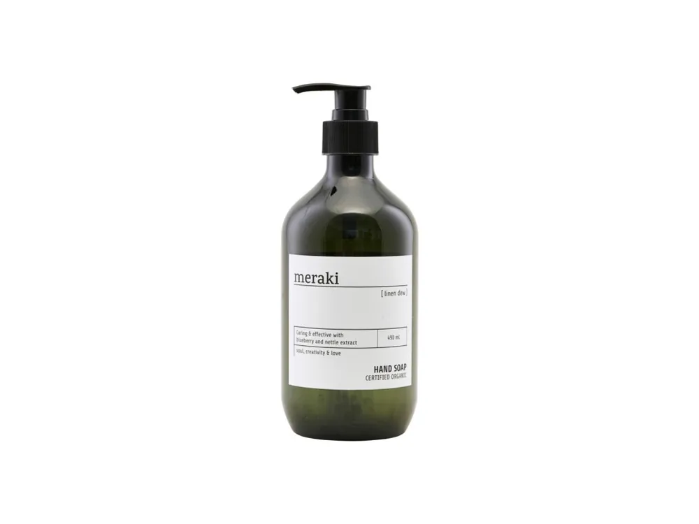 Top Prodej Tekuté mýdlo na ruce Meraki LINEN DEW 490 ml