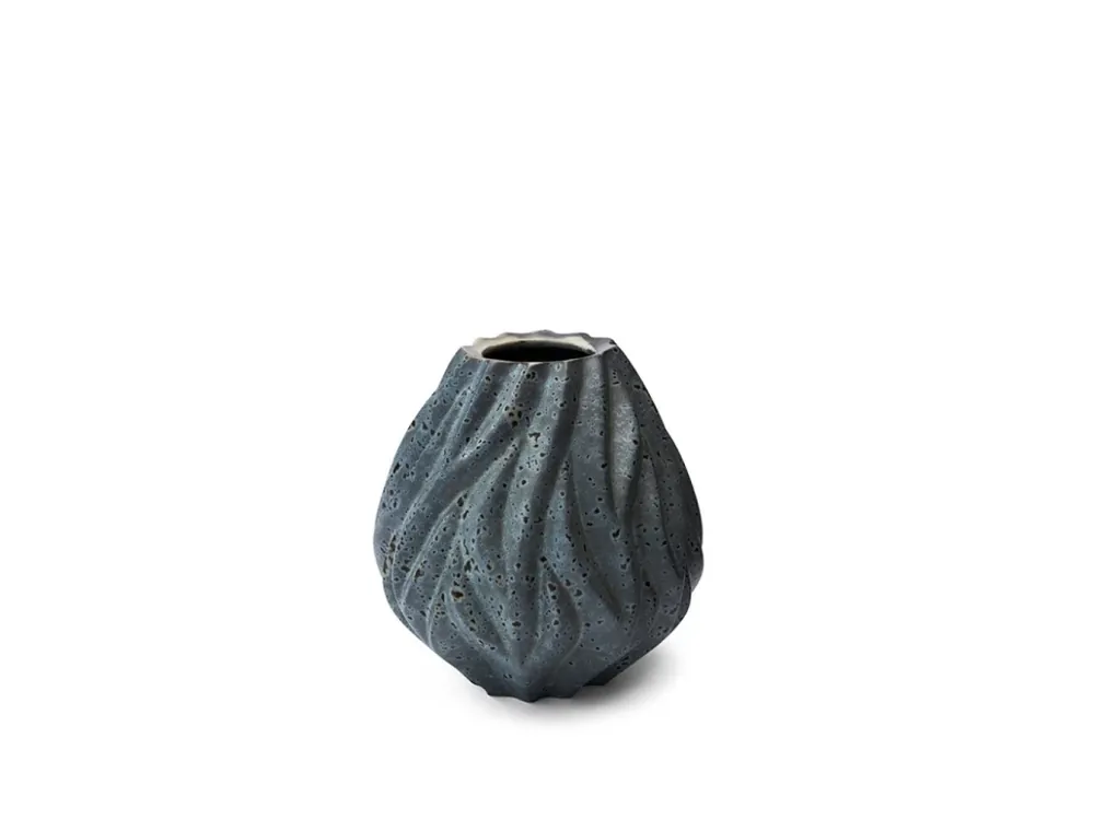 Porcelánová váza Morso Flame Grey, 15 cm šedá Oblíbený