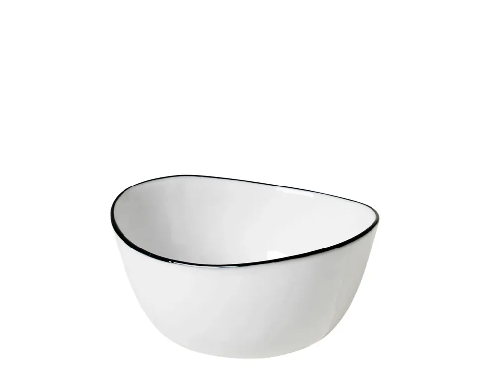 Akční Nabídka Miska Broste SALT 11cm bílá,černá