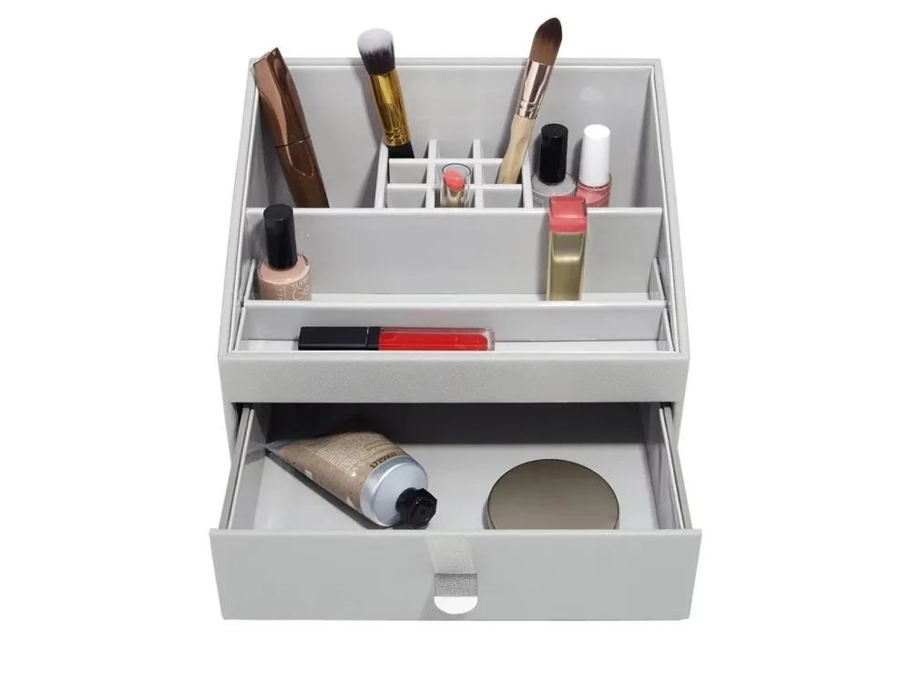 Pouze Dnes Oragnizér na kosmetiku Stackers Pebble Grey Makeup Organiser šedá