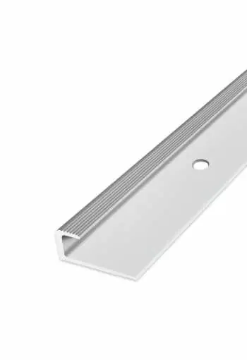 Ukončovací profil vrtaný - Stříbrný 30x10 mm Expresní Doručení