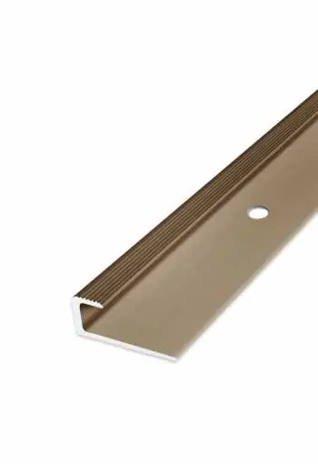 Ukončovací profil vrtaný - Bronzový 30x10 mm Expresní Doručení