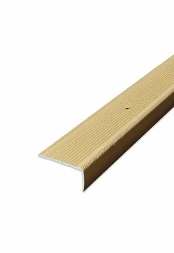 Autentický Schodová hrana vrtaná - Zlatá 45x23 mm